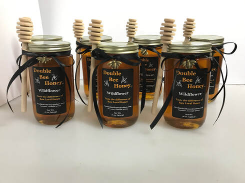 Picture of Honey Jars with Honey Dipper Gift Set